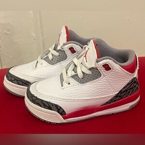 Jordan 3 Retro Fire Red (TD) 7C
